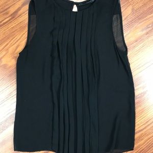 Zara Sheer Sleeveless Blouse